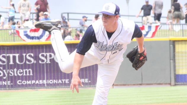 Aaron West of the Corpus Christi Hooks