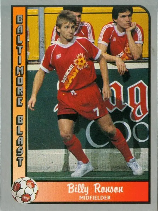 Billy Ronson with the Baltimore Blast