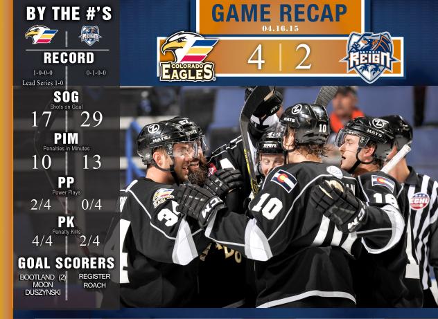 Colorado Eagles Game Recap