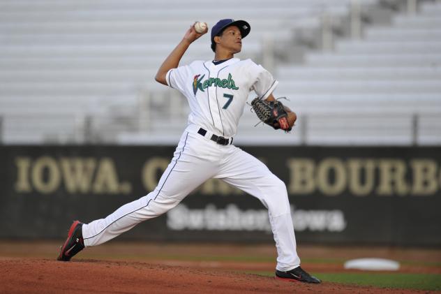 Cedar Rapids Kernels Pitcher Felix Jorge
