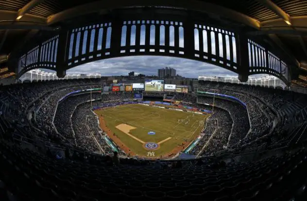 The Soccer Pitch at Yankee Stadium