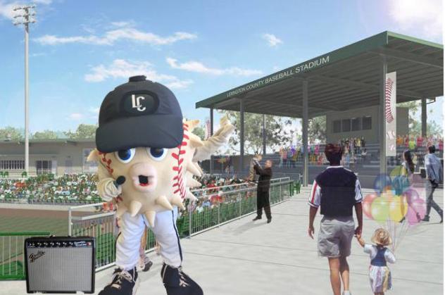 Lexington County Blowfish Stadium Rendering