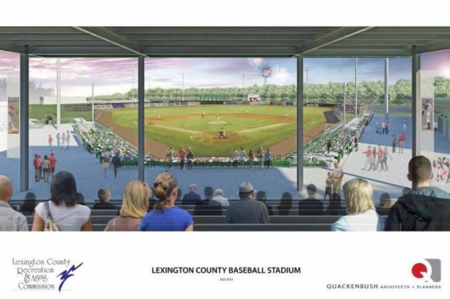 Lexington County Blowfish Stadium Rendering