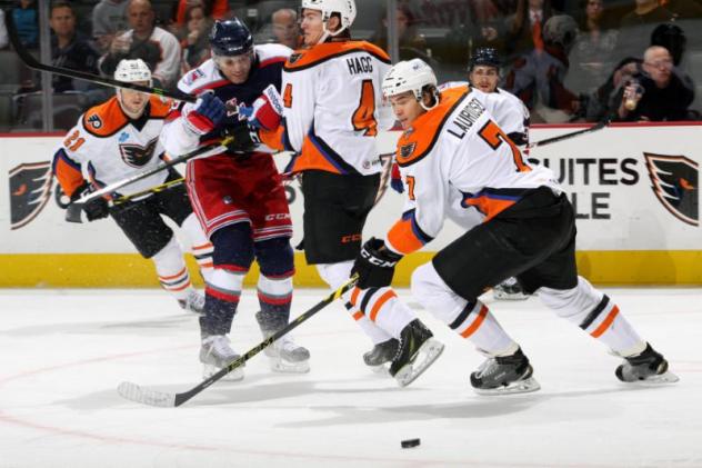 Oliver Lauridsen of the Lehigh Valley Phantoms