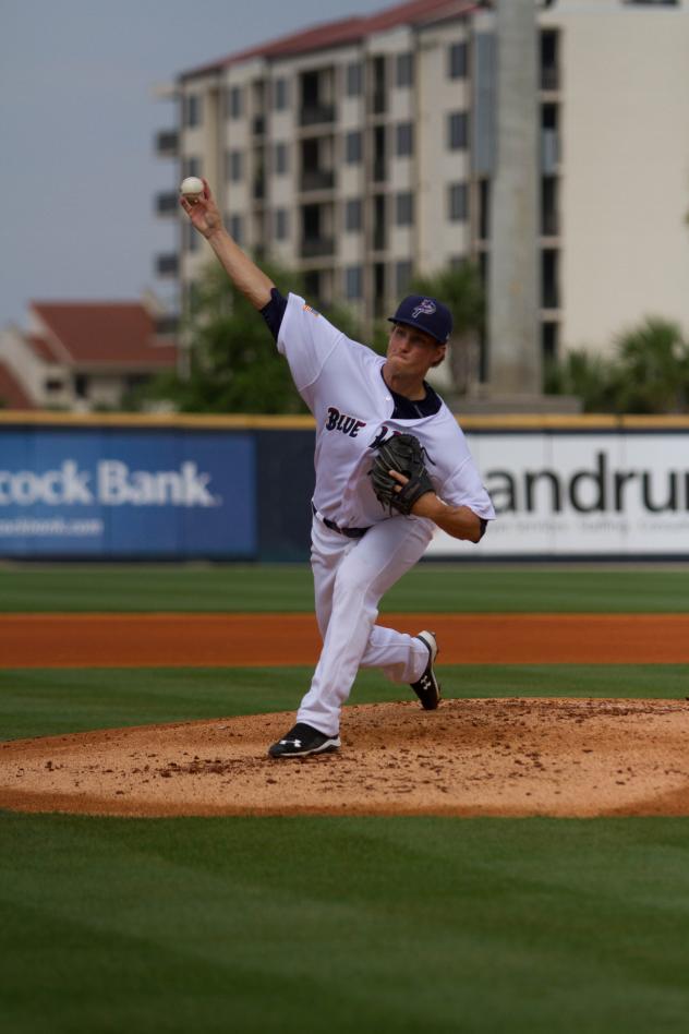 Pensacola Blue Wahoos Pitcher Layne Somsen