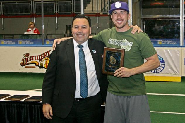 Rochester Knighthawks Community Service Award Winner Joe Walters