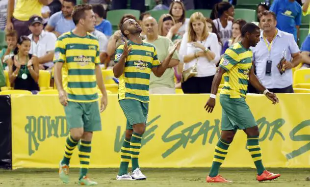 Tampa Bay Rowdies Forward Maicon Santos