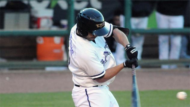 Ivan De Jesus, Jr. of the Louisville Bats