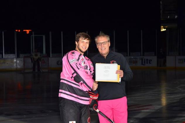 Corpus Christi IceRays Forward Wes Michaud