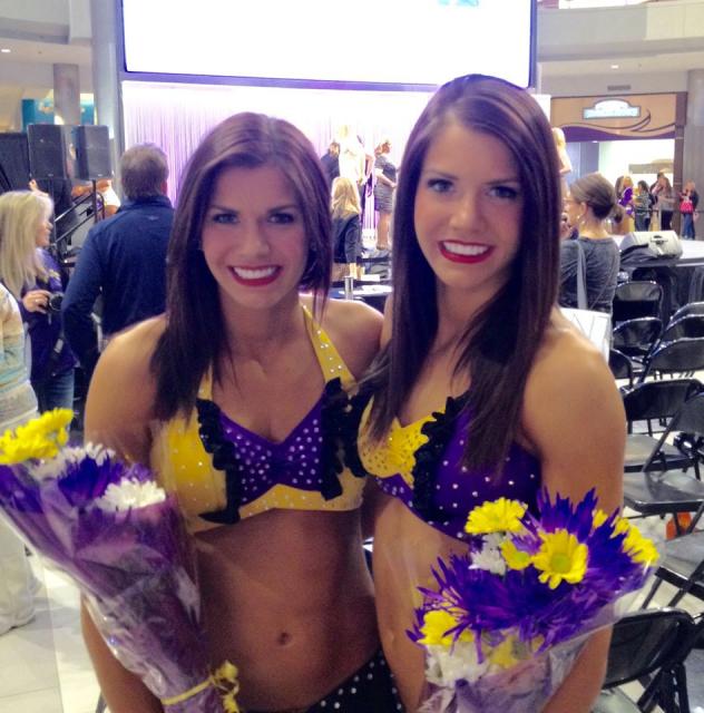 Sioux Falls Storm Lightning Girls Karmen and Kirsten