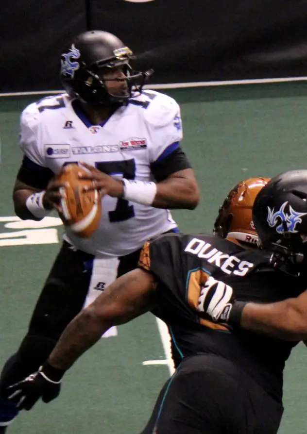 Quarterback Shane Boyd with the San Antonio Talons