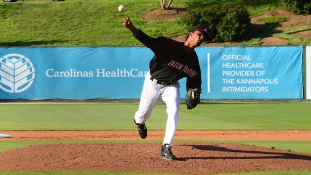 Kannapolis Intimidators Pitcher Luis Martinez