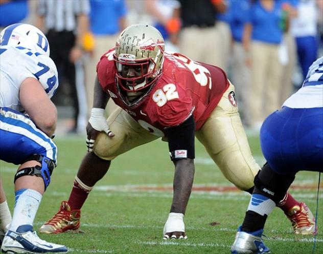 DT Anthony McCloud with Florida State