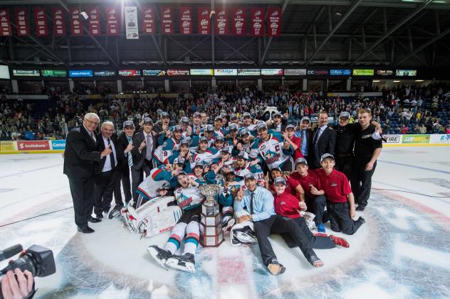 Kelowna Rockets Celebrate WHL Championship