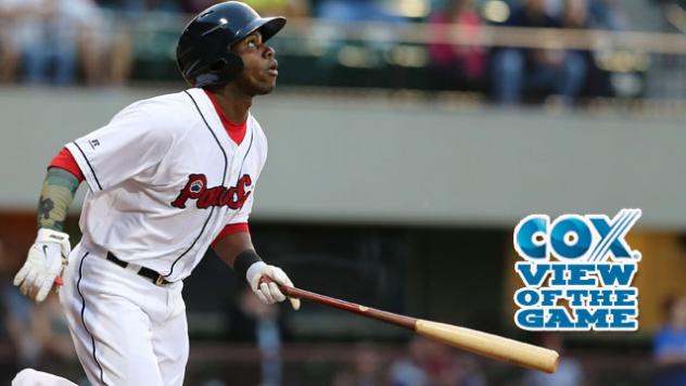 Rusney Castillo of the Pawtucket Red Sox
