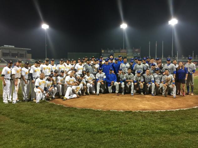 Rockland Boulders and NYPD Team