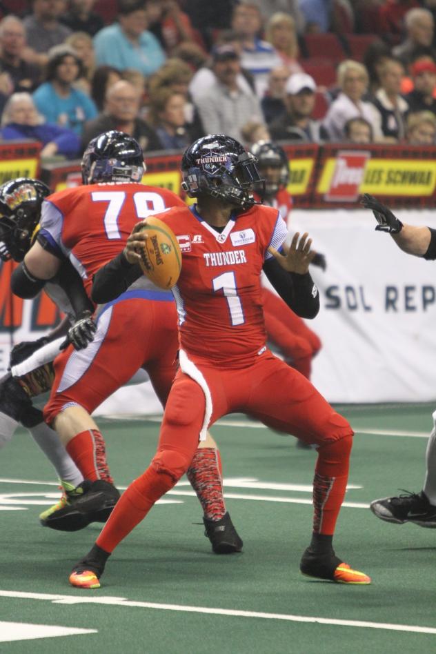 Portland Thunder Quarterback Darron Thomas