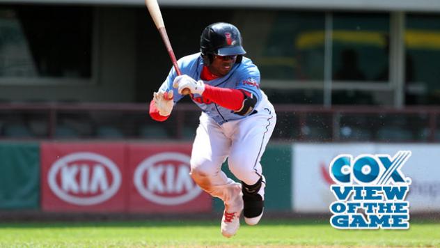 Rusney Castillo of the Pawtucket Red Sox