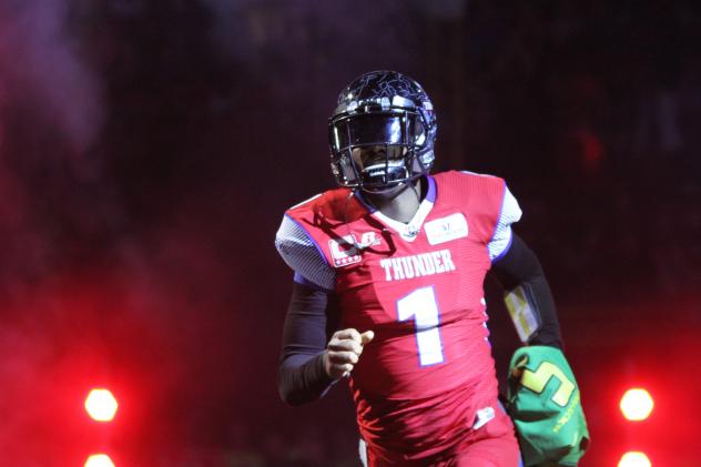 Portland Thunder Quarterback Darron Thomas