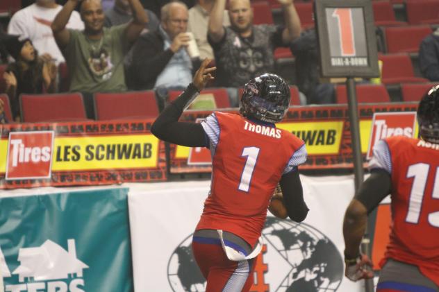 Portland Thunder Quarterback Darron Thomas