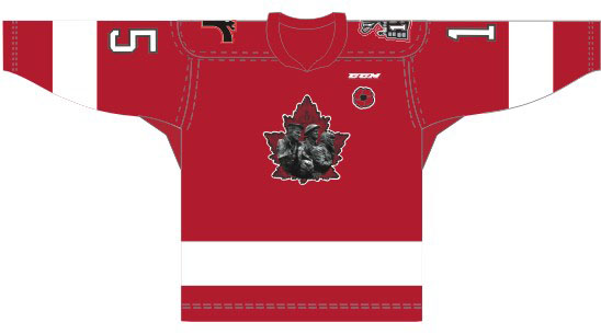 Quebec Remparts' Commemorative Jerseys
