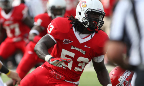 Defensive Lineman Rickey Simpson with Illinois State