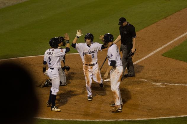 Zach Vincej of the Pensacola Blue Wahoos