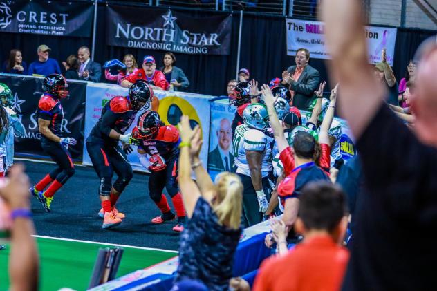 Texas Revolution Fans Celebrate a Score