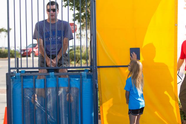 Bubba Watson in the Dunk Tank