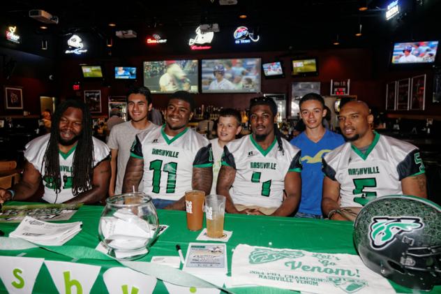 Steven Turner, Doug Rippy, Jordan Jolly and George Murray of the Nashville Venom