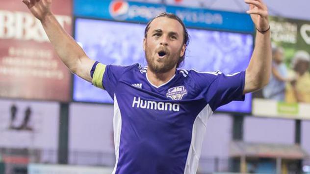 Louisville City FC Forward Matt Fondy