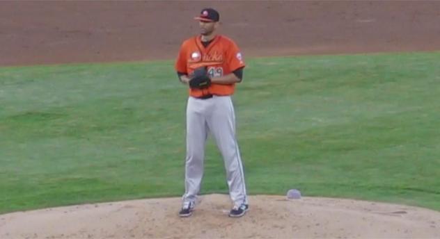 Long Island Ducks Pitcher Andrew Barbosa
