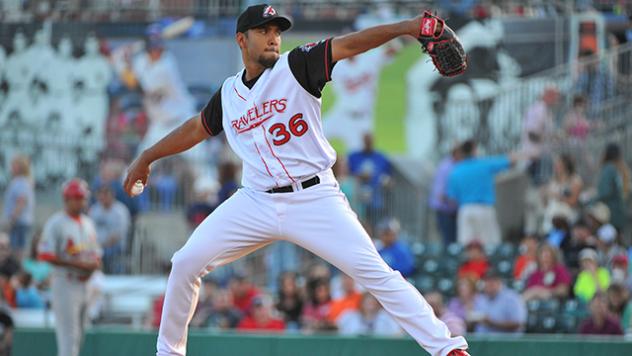 Arkansas Travelers Pitcher Albert Suarez
