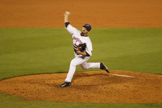Kyle McMyne of the Pensacola Blue Wahoos