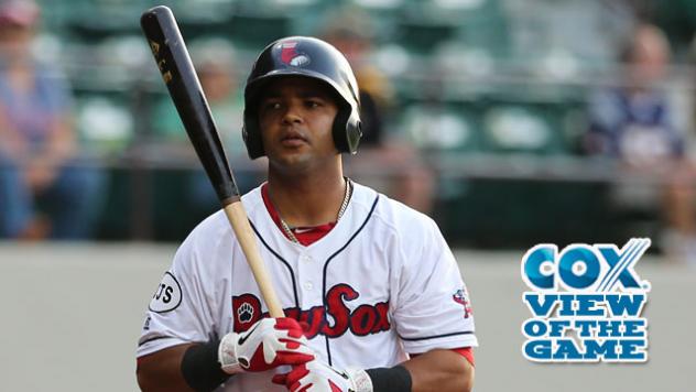 Luis Jimenez of the Pawtucket Red Sox