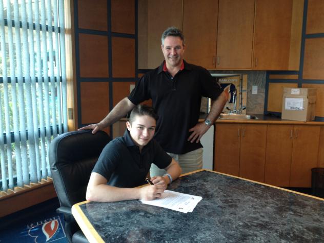 Kamloops Blazers Signee Jackson Shepard