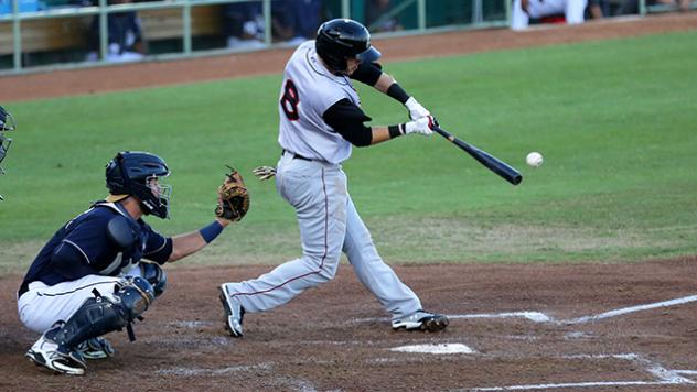 Eric Stamets of the Arkansas Travelers Homers