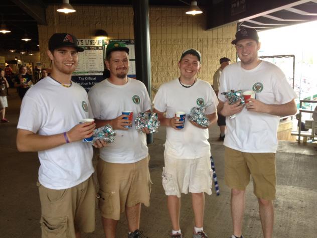 Kane County Cougars Fans Enjoy One Cent Wiener Wednesday