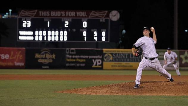 Tampa Yankees Pitcher Chaz Hebert