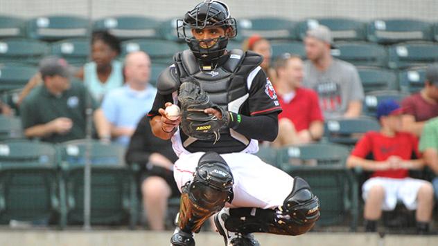 Raywilly Gomez of the Arkansas Travelers
