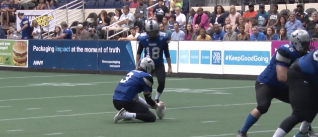 Richmond Raiders Kicker Daron Clark