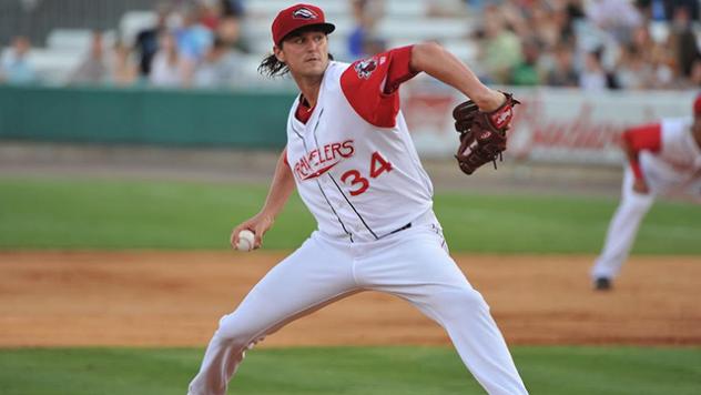Arkansas Travelers Pitcher Chris Ellis
