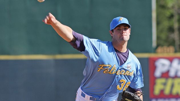 Myrtle Beach Pelicans Pitcher Mike Broadway
