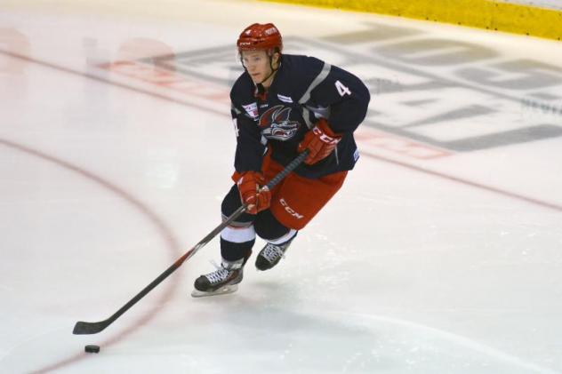 Elmira Jackals Defenseman Zach Tolkinen