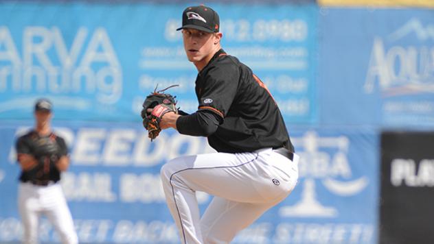 Delmarva Shorebirds Reliever Garrett Cortright