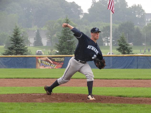 Newark Pilots Pitcher Charlie Sobieraski