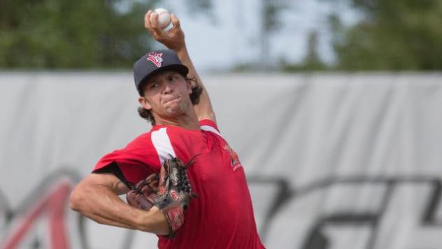 Salem-Keizer Volcanoes Pitcher Drew Leenhouts