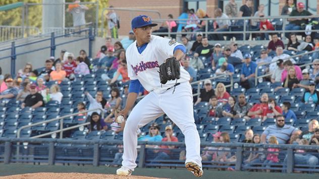 Midland RockHounds Pitcher Jake Sanchez