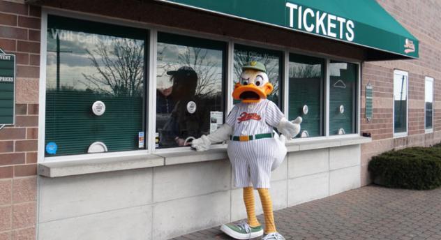 Long Island Ducks Mascot QuackerJack