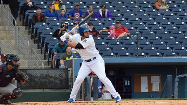 Renato Nunez of the Midland RockHounds at Bat